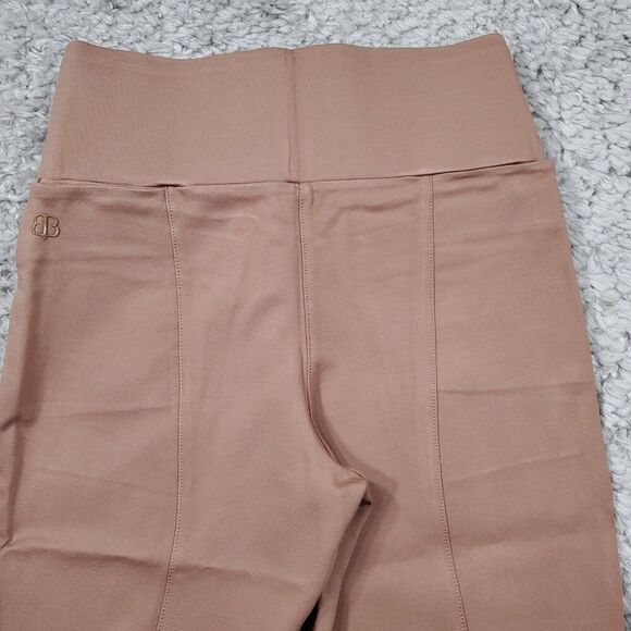 Betabrand Medium Short Petite Tan Power Down Pants Skinny Yoga Gym Brown Pull On - Picture 3 of 8